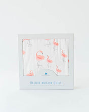 Load image into Gallery viewer, Deluxe Muslin Baby Quilt - Pink Ladies