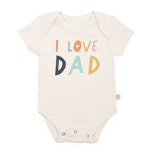Load image into Gallery viewer, Graphic Onesie _ " I Love Dad " ( 0-3M, 3-6M, 6-9M, 9-12M )
