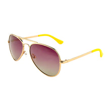Load image into Gallery viewer, Winkniks Brushed Rose & Gradient Lanes Sunglasses - Emmett