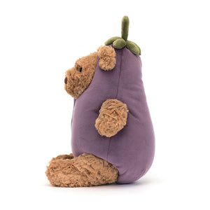 jellycat Eggplant Bartholomew Bear