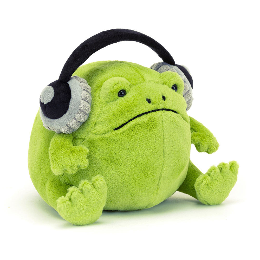 jellycat Ricky Rain Rrog Headphones