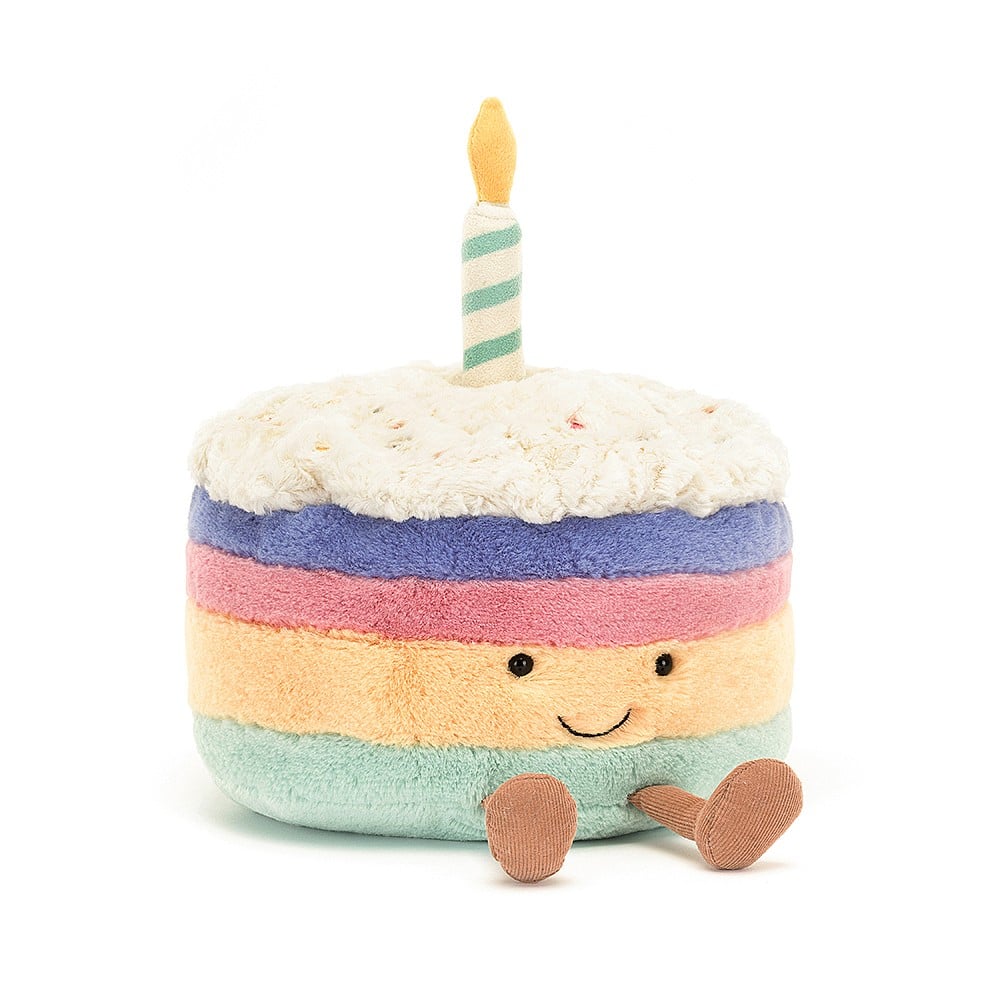 jellycat Amuseable Rinbow Birthday Cake
