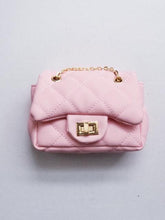 Load image into Gallery viewer, Girl&#39;s Pale Pink Quilted Mini Purse
