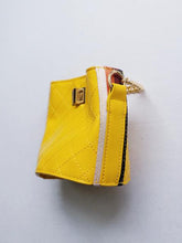 Load image into Gallery viewer, Girl&#39;s Yellow Quilted Cross-Body Bucket Bag

