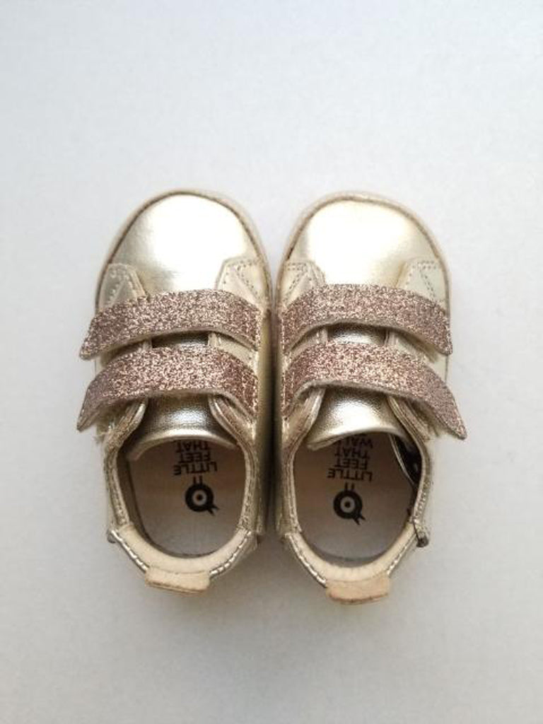 Old Soles Baby Girl's Gold Sneakers
