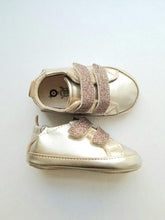 Load image into Gallery viewer, Old Soles Baby Girl&#39;s Gold Sneakers
