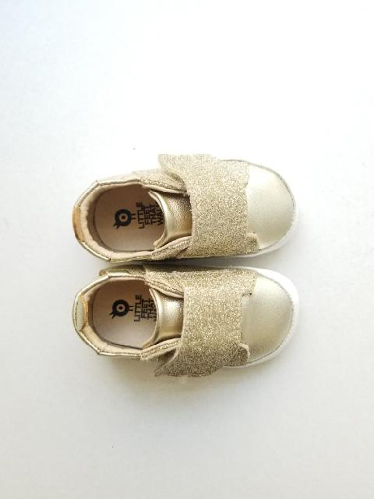 Old Soles Baby Girl's Gold Sneakers