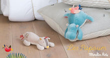 Load image into Gallery viewer, Moulin Roty Musical Stuffed Animal - Hippopotamus Les Papoum
