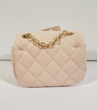 Load image into Gallery viewer, Girl&#39;s Quilted Pale Pink Purse
