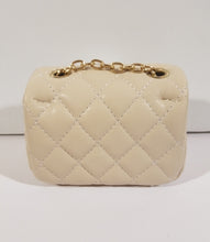 Load image into Gallery viewer, Girl&#39;s Quilted Ivory Purse

