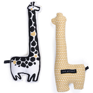Wee Gallery Giraffe Throw Pillow