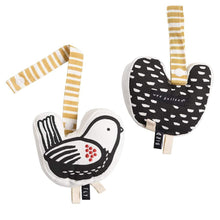 Load image into Gallery viewer, Wee Gallery Bird Stroller Toy with Crinkle
