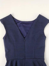 Load image into Gallery viewer, Tween navy cap sleeve dress
