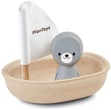 Load image into Gallery viewer, Plan Toys Sailing Boat - Seal
