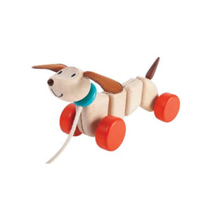Plan Toys Happy Puppy Pull-Along