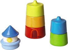Load image into Gallery viewer, Haba - Lighthouse Wooden Rainbow Stacker - 8 Piece Set
