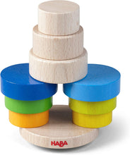 Load image into Gallery viewer, Haba -  Wooden Wobbly Tower Stacking Game
