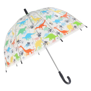 Transparent Dinosaur Themed Stick Umbrella