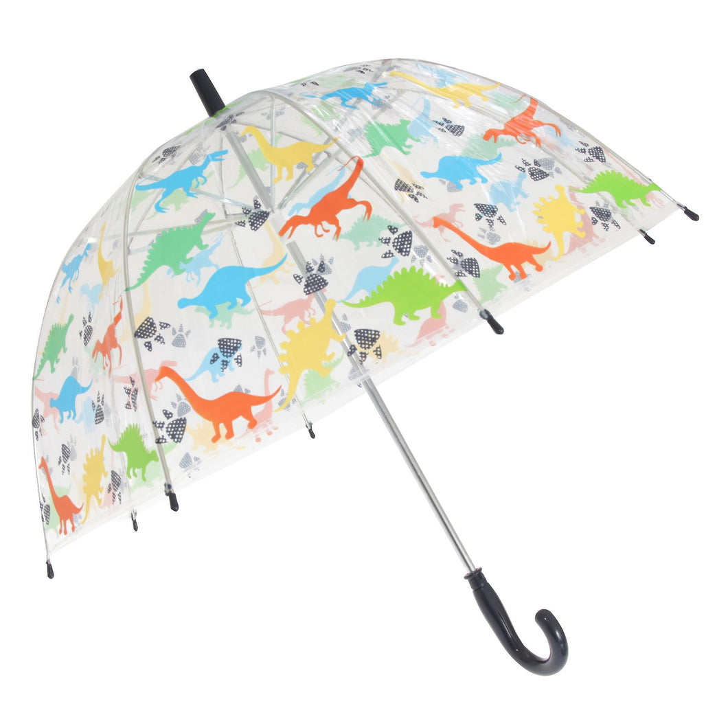 Transparent Dinosaur Themed Stick Umbrella