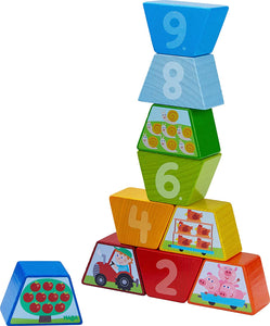 Haba - Wooden Numbers Farm Arranging Game