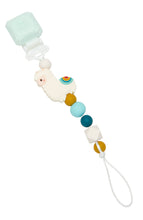 Load image into Gallery viewer, Loulou Lollipop Pacifier Clip- Llama

