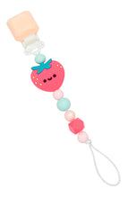 Load image into Gallery viewer, Loulou Lollipop Pacifier Clip - Strawberry
