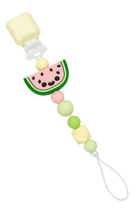 Loulou Lollipop Pacifier Clip - Watermelon