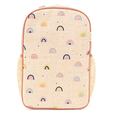 Load image into Gallery viewer, So Young Neon Rnainbows Grade School Backpack
