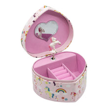 Load image into Gallery viewer, Chanteur - Rainbow And Unicorn Music Jewelry Box

