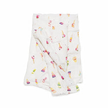 Load image into Gallery viewer, Loulou Lollipop Muslin Swaddle Blanket - Ice Cream Social
