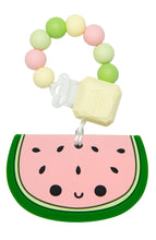 Load image into Gallery viewer, Loulou Lollipop Baby Teether - Watermelon Silicon Teether Set
