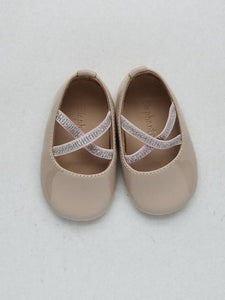 Baby girl's patent blush ballet flats