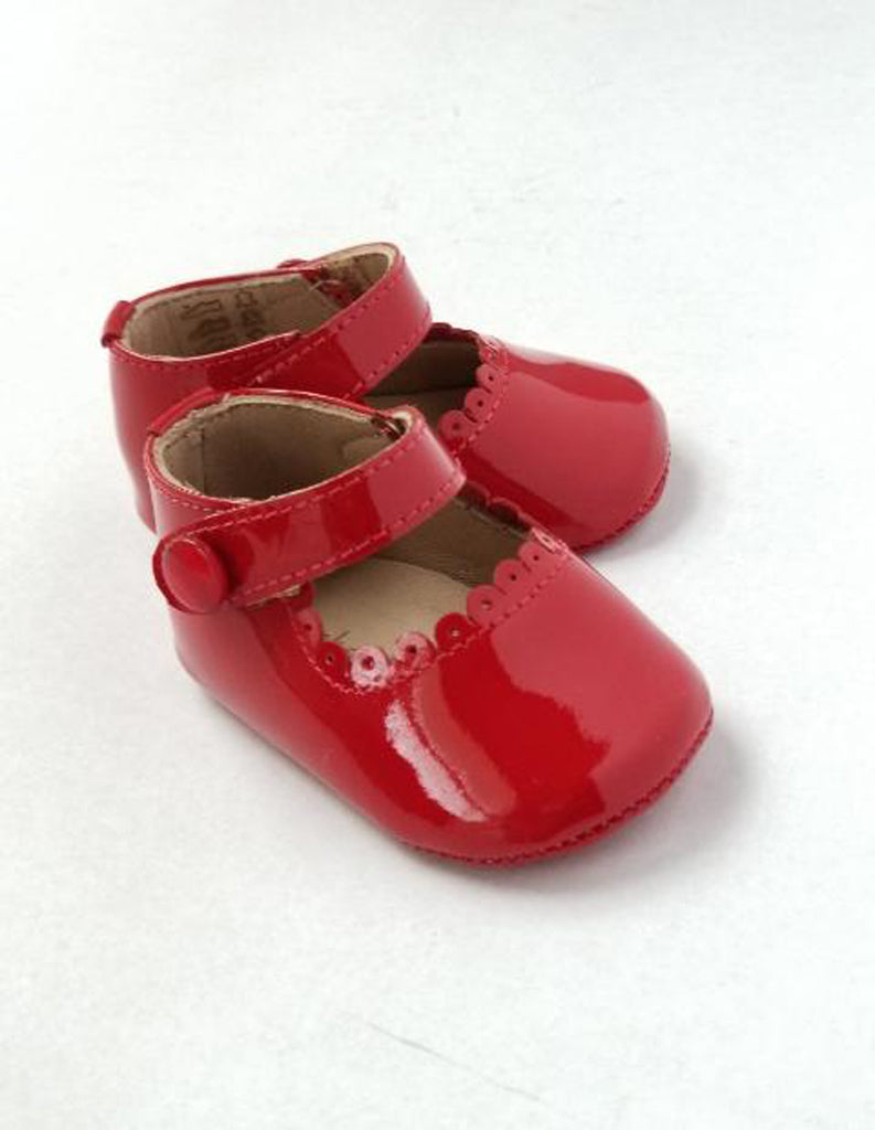 Baby girl's patent red Mary Jane