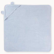 Load image into Gallery viewer, Natemia - Organic Cotton Hooded Towel for Babies &amp; Toddlers in Blue

