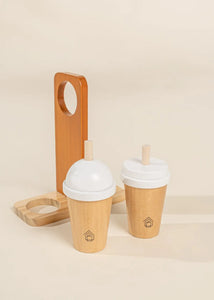 Coco Village Wooden Coffee Maker Set