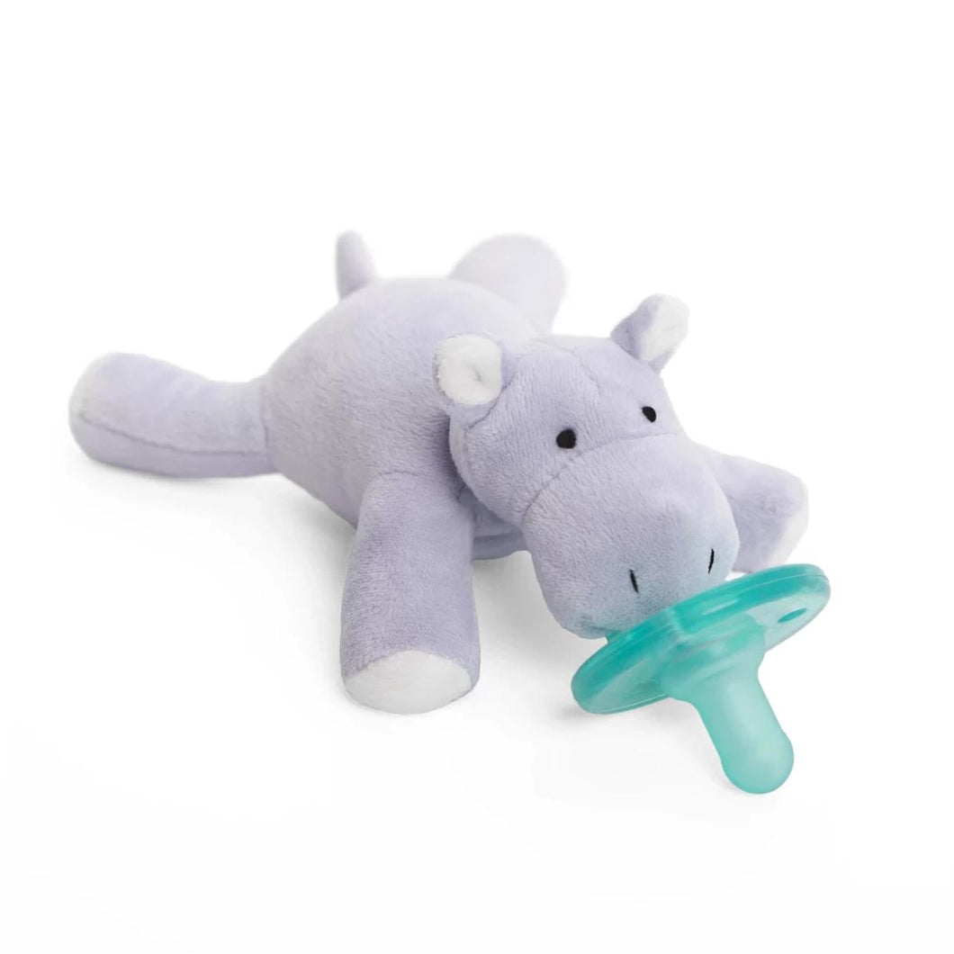 WubbaNub Plush Pacifier - Baby Hippo
