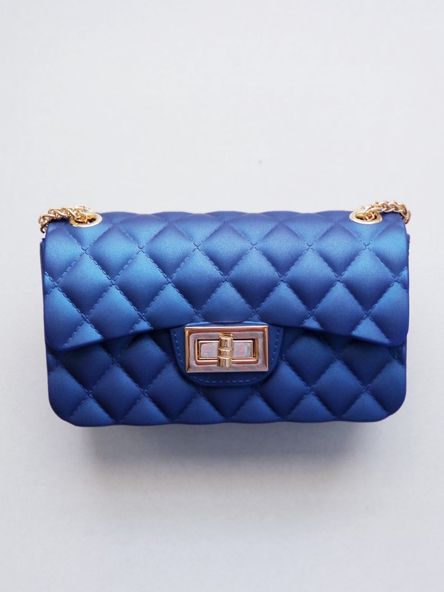 Girl's royal blue shoulder bag - Main Image