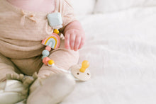 Load image into Gallery viewer, Loulou Lollipop Pacifier Clip - Rainbow
