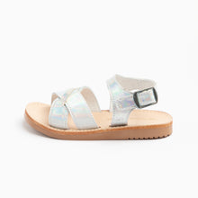 Load image into Gallery viewer, Girl&#39;s holographic sandals
