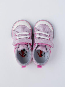 See Kai Run Girl's Pink Glitter Sneakers