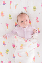 Load image into Gallery viewer, Loulou Lollipop Muslin Swaddle Blanket - Ice Cream Social
