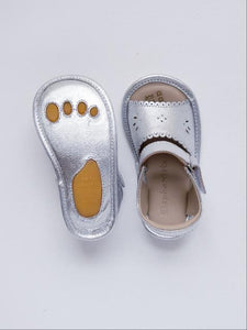 Baby girl's silver sandals