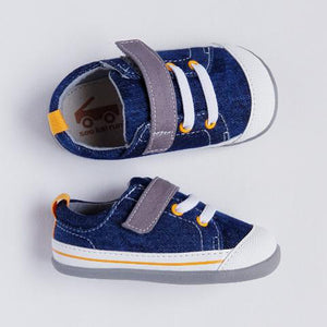 See Kai Run Baby Boy's Washed Denim Sneakers