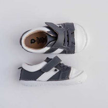 Load image into Gallery viewer, Old Soles Boy&#39;s Grey/Snow Sneakers
