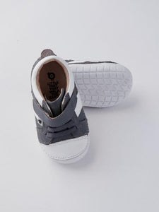 Old Soles Boy's Grey/Snow Sneakers