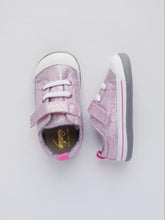 Load image into Gallery viewer, See Kai Run Baby Girl&#39;s Pink Glitter Sneakers
