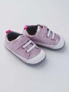 See Kai Run Baby Girl's Pink Glitter Sneakers