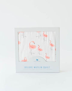 Deluxe Muslin Baby Quilt - Pink Ladies