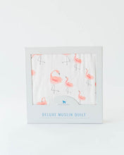 Load image into Gallery viewer, Deluxe Muslin Baby Quilt - Pink Ladies
