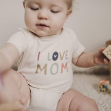 Load image into Gallery viewer, Graphic Onesie - &quot; I Love Mom&quot; ( 0-3M, 3-6M, 6-9M, 9-12M )
